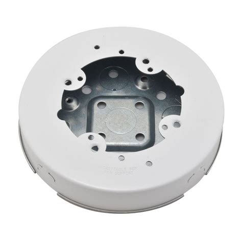 3.5 round cable junction box|shallow round exterior electrical box.